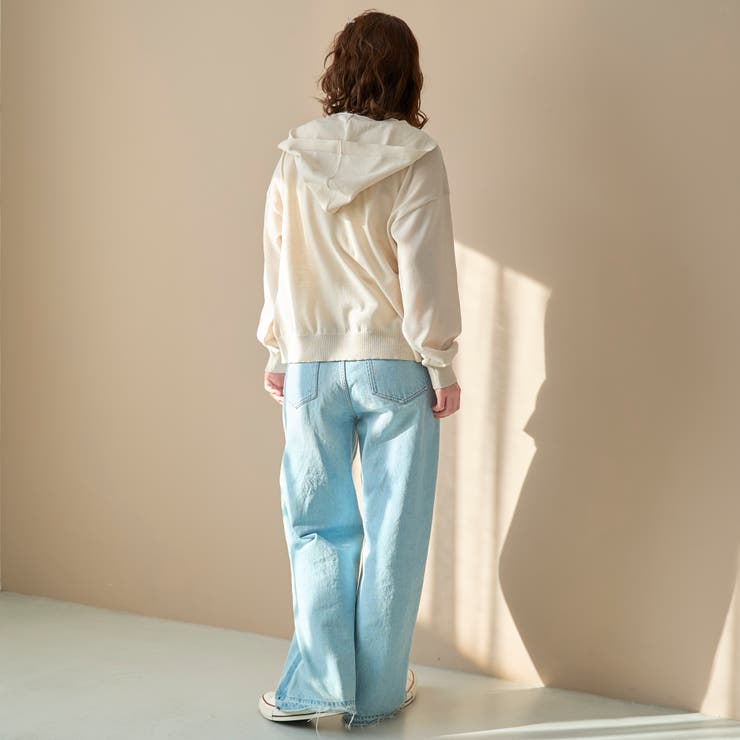 シアーニット ダブルジップパーカー | coen【women】 | 詳細画像15 