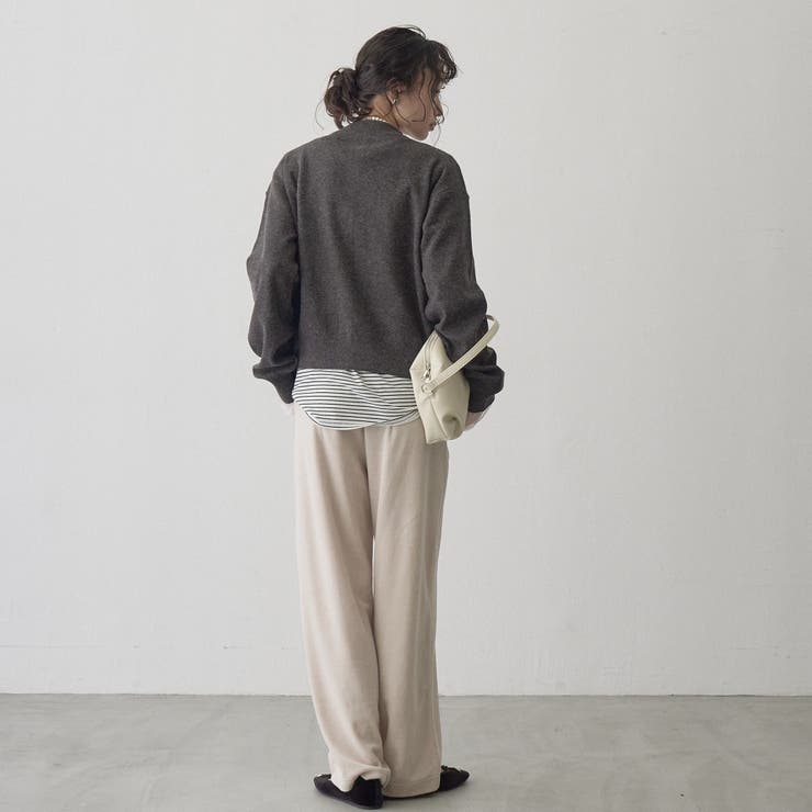 【帯電防止】モチモチ モックネックポケ付きニットカーディガン | coen【women】 | 詳細画像10 