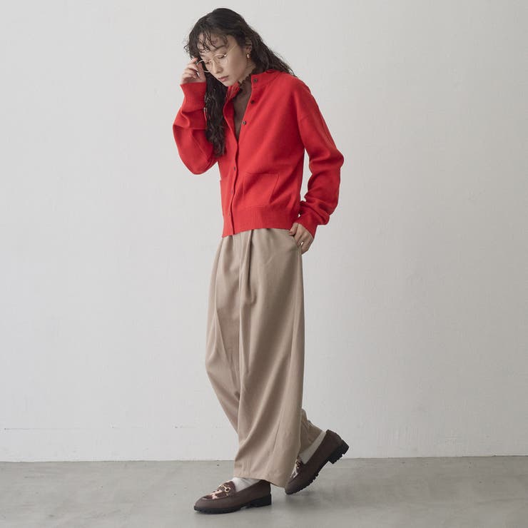 【帯電防止】モチモチ モックネックポケ付きニットカーディガン | coen【women】 | 詳細画像15 