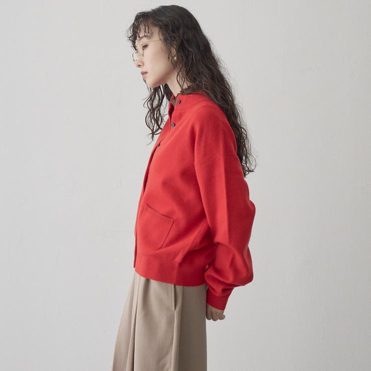 【帯電防止】モチモチ モックネックポケ付きニットカーディガン | coen【women】 | 詳細画像18 