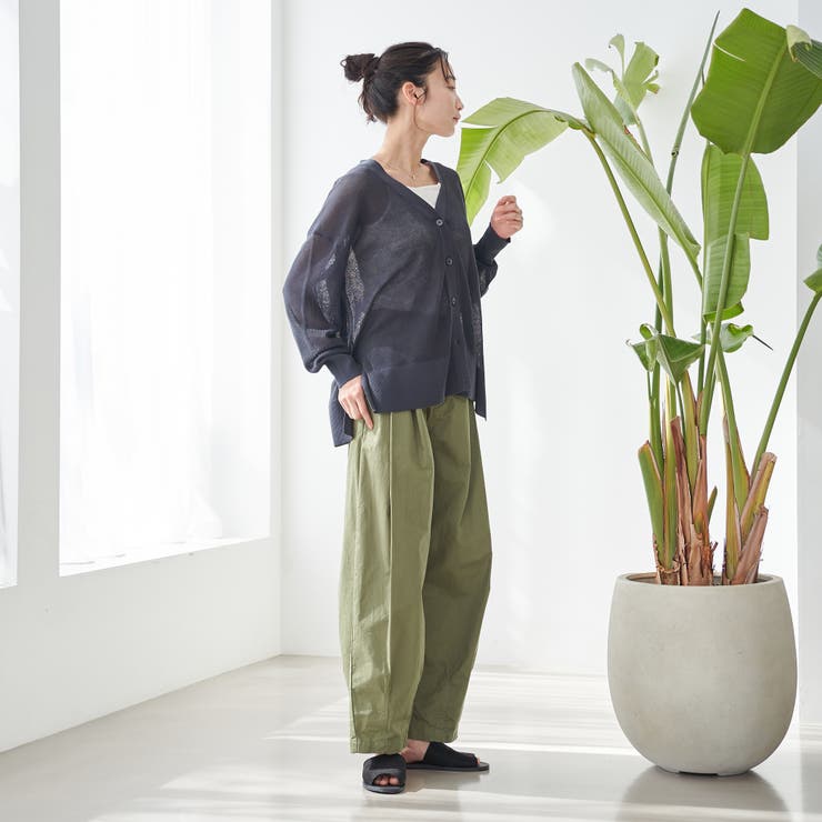 サラコカタアゼVネックニットカーディガン | coen【women】 | 詳細画像13 