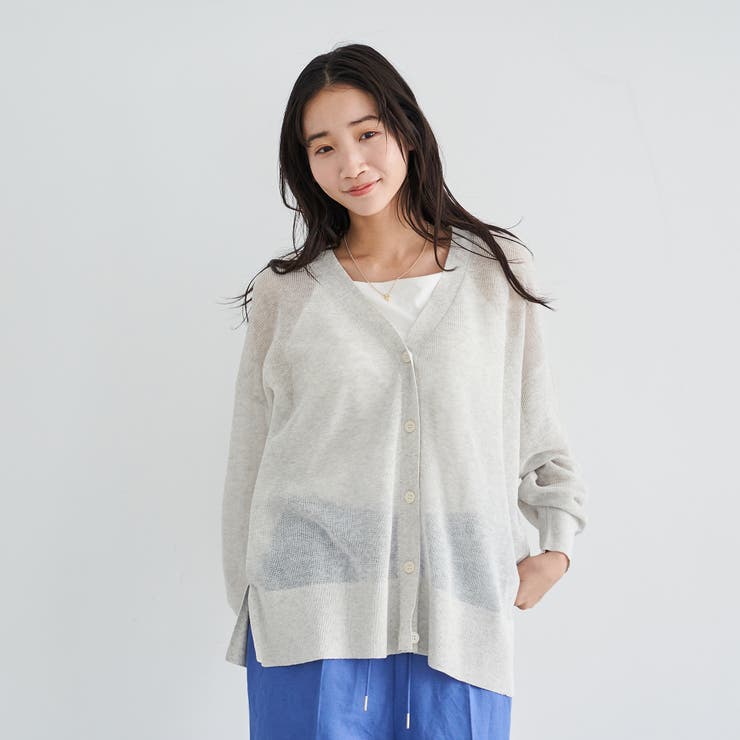サラコカタアゼVネックニットカーディガン | coen【women】 | 詳細画像2 
