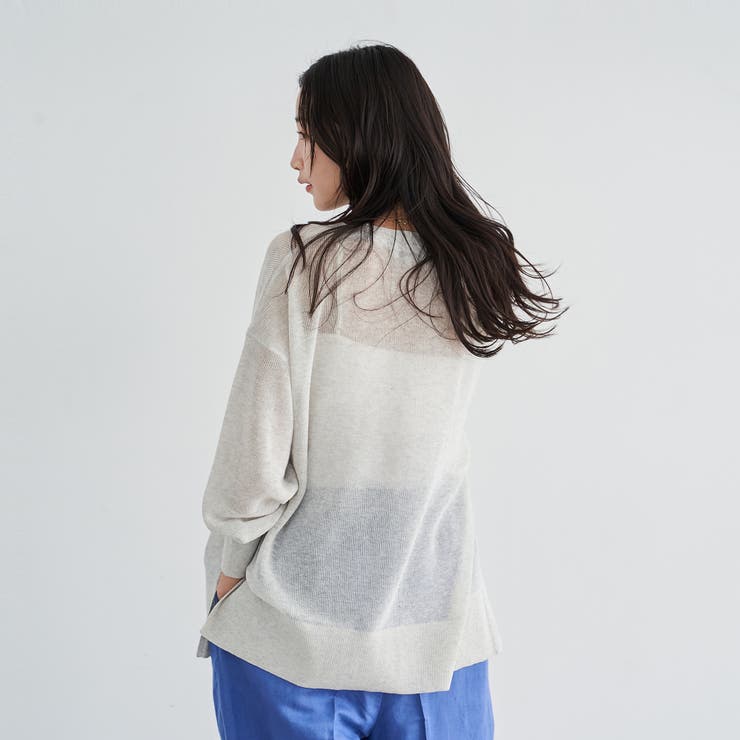 サラコカタアゼVネックニットカーディガン | coen【women】 | 詳細画像4 