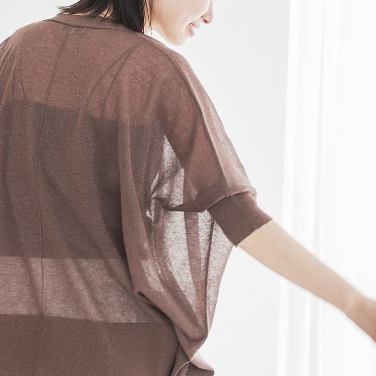 【マシンウォッシュ・防シワ】キラコスクエアVカーディガン | coen【women】 | 詳細画像11 