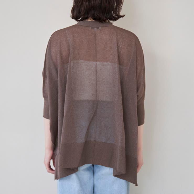 【マシンウォッシュ・防シワ】キラコスクエアVカーディガン | coen【women】 | 詳細画像22 