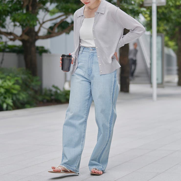 ラメシアー ニットシャツカーディガン | coen【women】 | 詳細画像10 