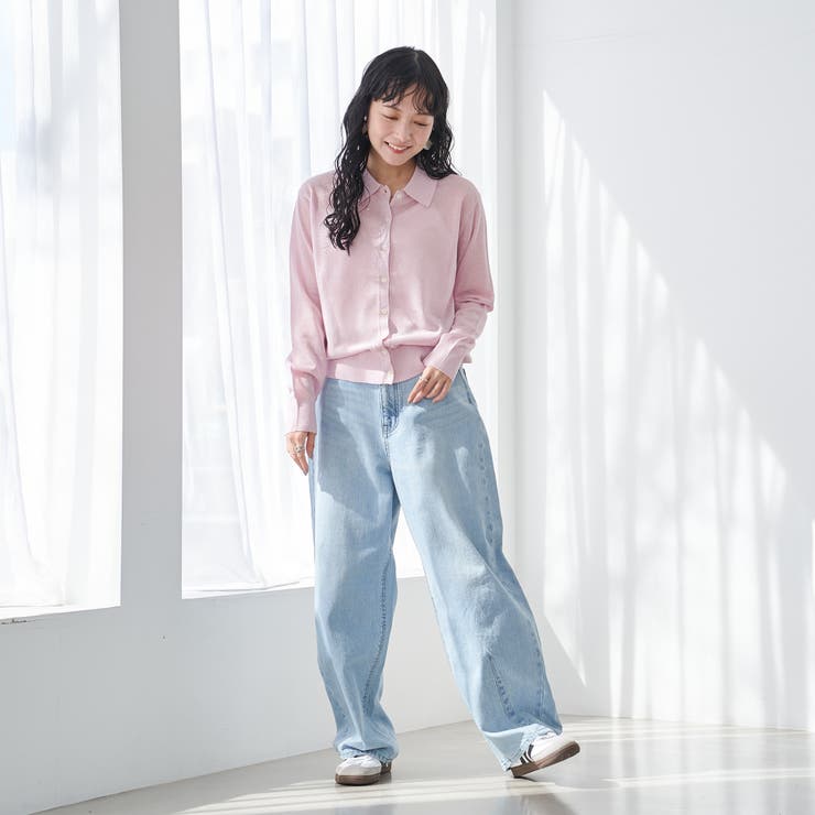 ラメシアー ニットシャツカーディガン | coen【women】 | 詳細画像21 