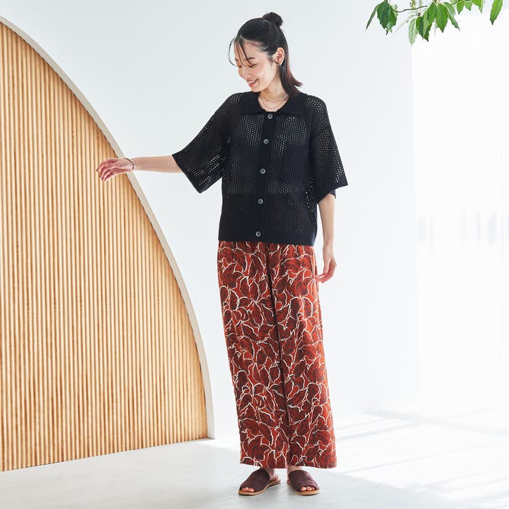 メッシュニットポロカーディガン | coen【women】 | 詳細画像11 