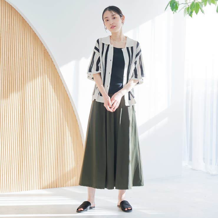 メッシュニットポロカーディガン | coen【women】 | 詳細画像17 