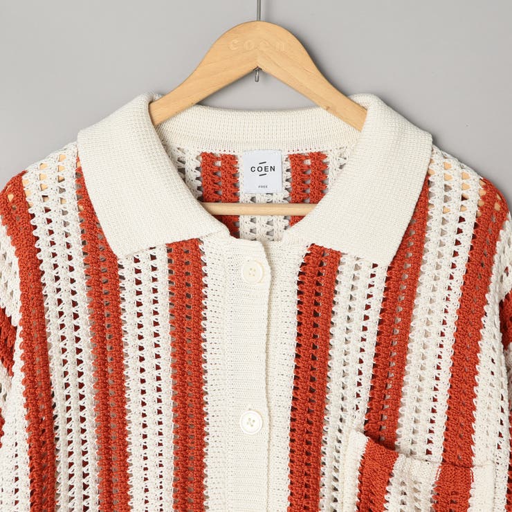 メッシュニットポロカーディガン | coen【women】 | 詳細画像28 