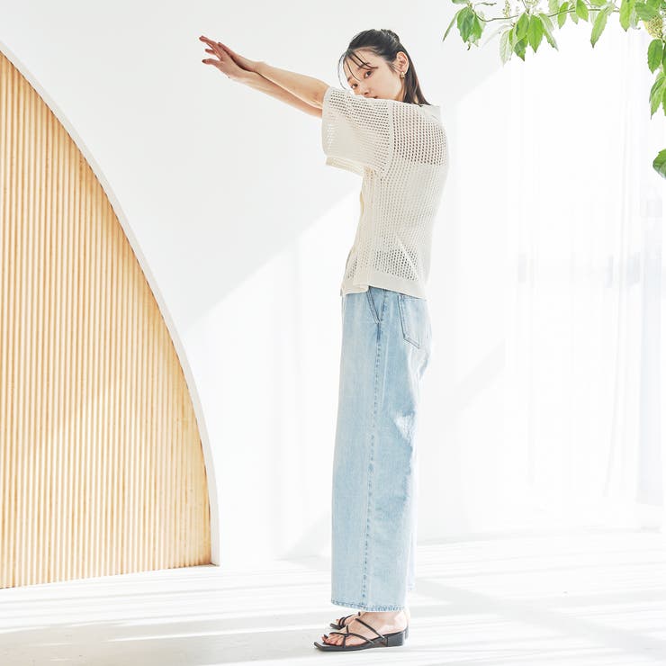 メッシュニットポロカーディガン | coen【women】 | 詳細画像6 