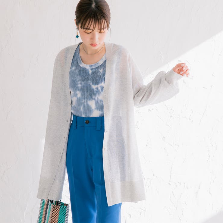 シアーバックスリットパフ袖ロングカーディガン 品番 Coew Coen Outlet コーエンアウトレット のレディースファッション通販 Shoplist ショップリスト