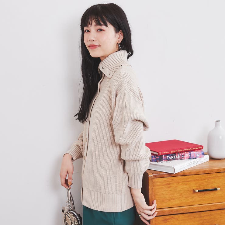 洗える］もちふわ2WAYオフタートルニット[品番：COEW0003618]｜coen