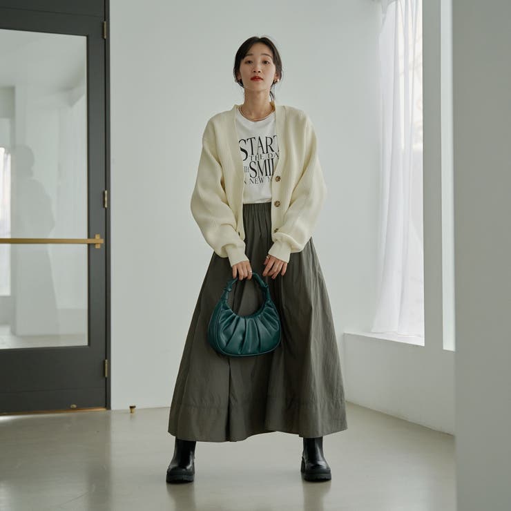 エアリーポリVネックカーディガン | coen【women】 | 詳細画像9 