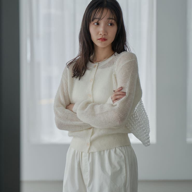 シアーモヘアミックスカーディガン | coen【women】 | 詳細画像3 