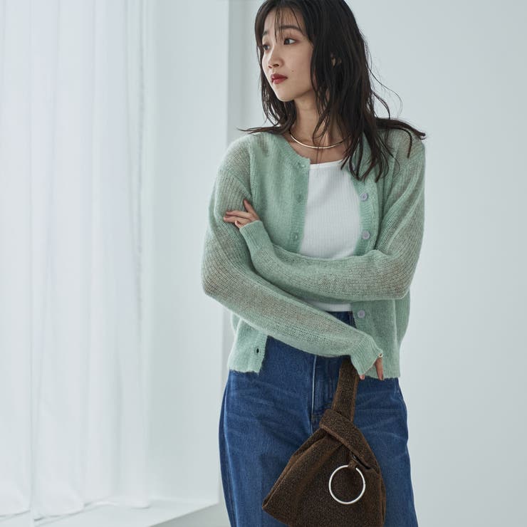 シアーモヘアミックスカーディガン | coen【women】 | 詳細画像37 