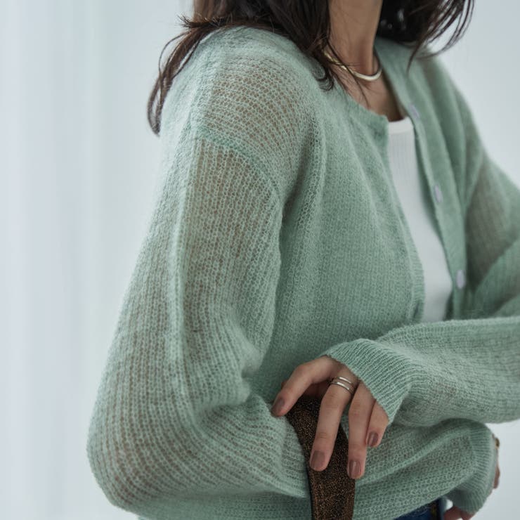 シアーモヘアミックスカーディガン | coen【women】 | 詳細画像39 