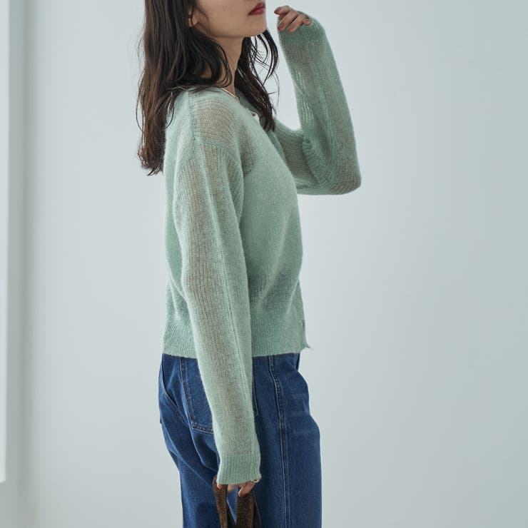 シアーモヘアミックスカーディガン | coen【women】 | 詳細画像40 