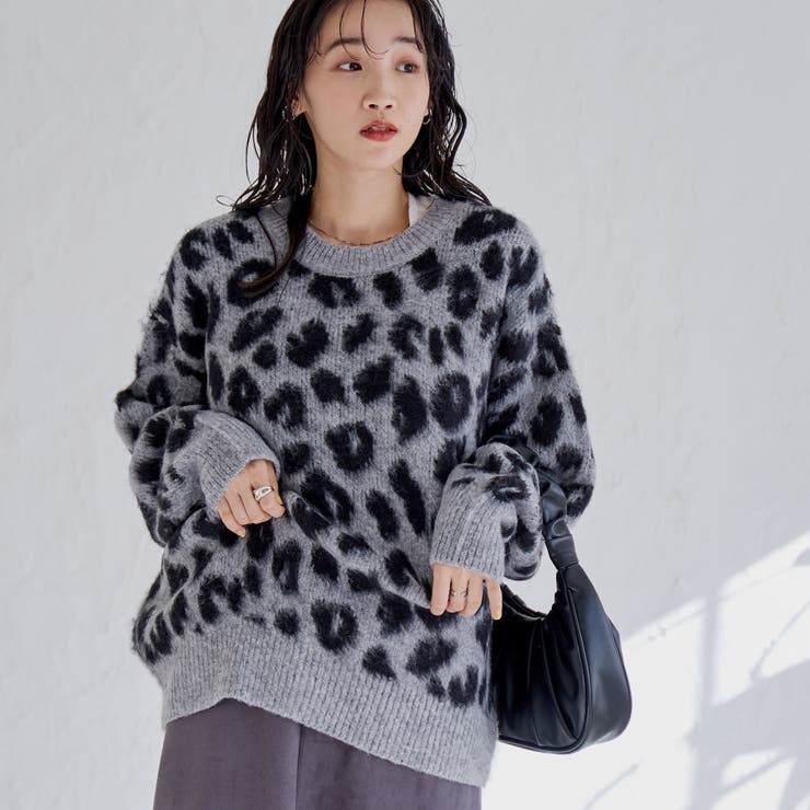 2WAYレオパードシャギーニット | coen【women】 | 詳細画像12 