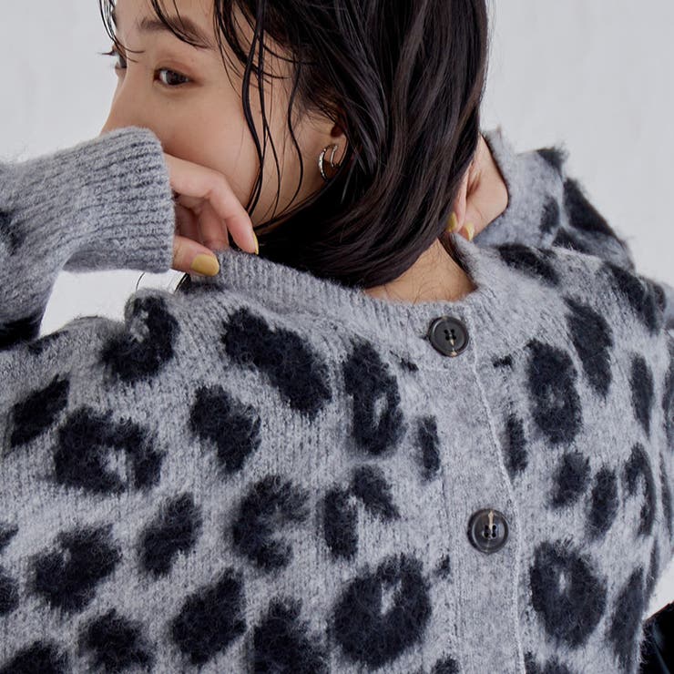 2WAYレオパードシャギーニット | coen【women】 | 詳細画像16 