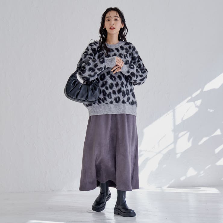 2WAYレオパードシャギーニット | coen【women】 | 詳細画像17 