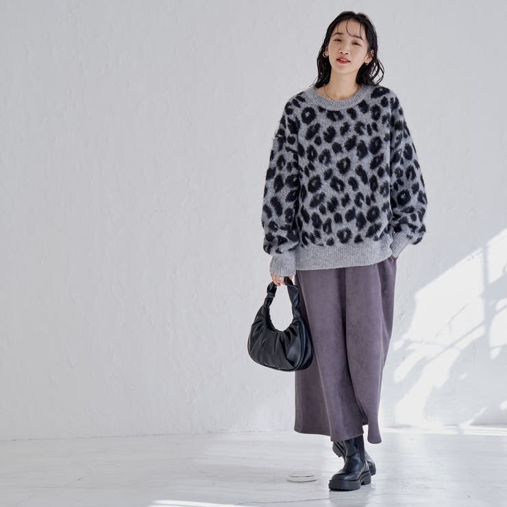 2WAYレオパードシャギーニット | coen【women】 | 詳細画像18 