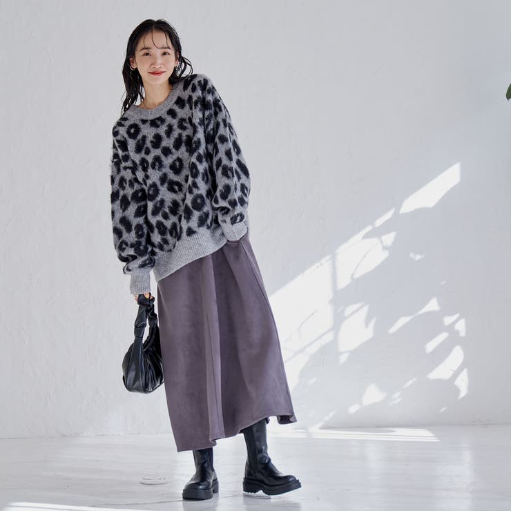 2WAYレオパードシャギーニット | coen【women】 | 詳細画像21 