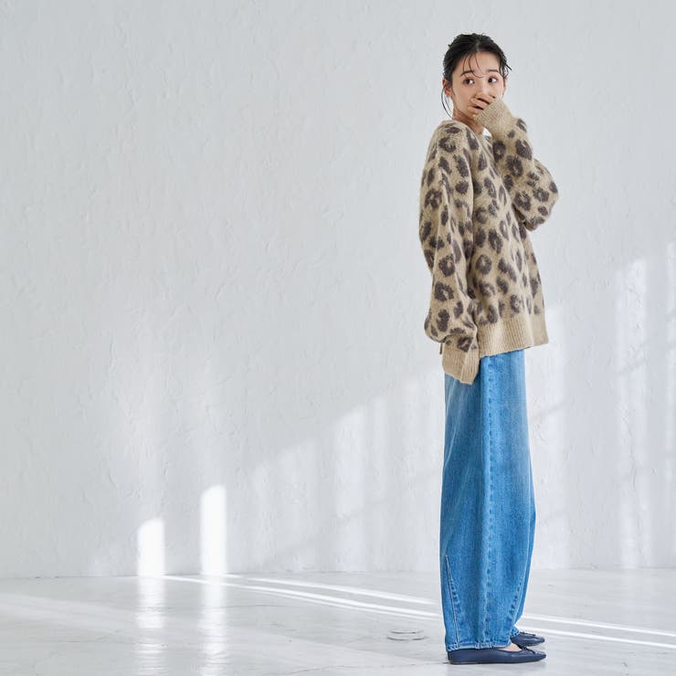 2WAYレオパードシャギーニット | coen【women】 | 詳細画像28 