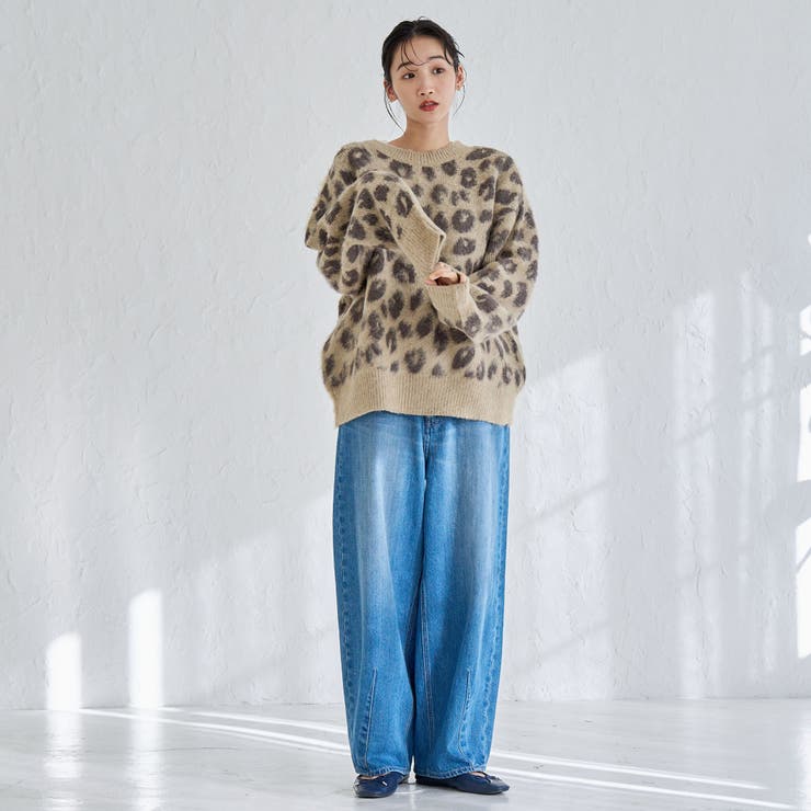 2WAYレオパードシャギーニット | coen【women】 | 詳細画像30 