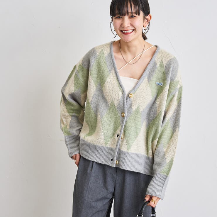 PENNEYS（ぺニーズ）別注ジャカードシャギーニットカーディガン | coen【women】 | 詳細画像19 