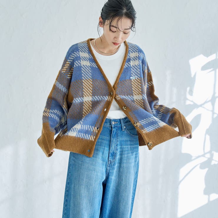 PENNEY'S TOWNCRAFT シャギーニットカーディガン Mサイズ 古着