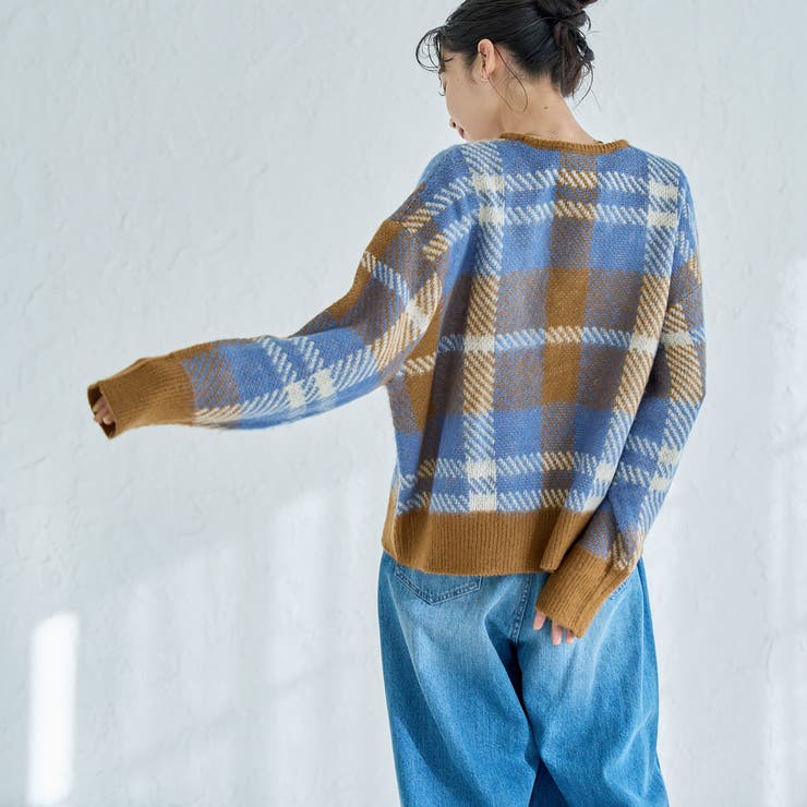 PENNEYS（ぺニーズ）別注ジャカードシャギーニットカーディガン | coen【women】 | 詳細画像5 