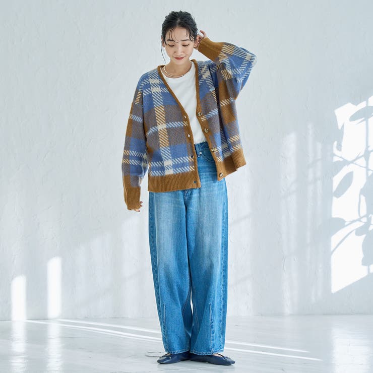 PENNEYS（ぺニーズ）別注ジャカードシャギーニットカーディガン | coen【women】 | 詳細画像7 