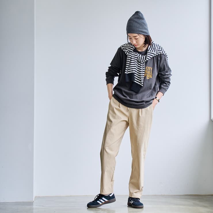 PENNEYS(ぺニーズ)別注天竺ニットスナップカーディガン[品番 PENNEYS(ぺニーズ)別注天竺ニットスナップカーディガン[品番