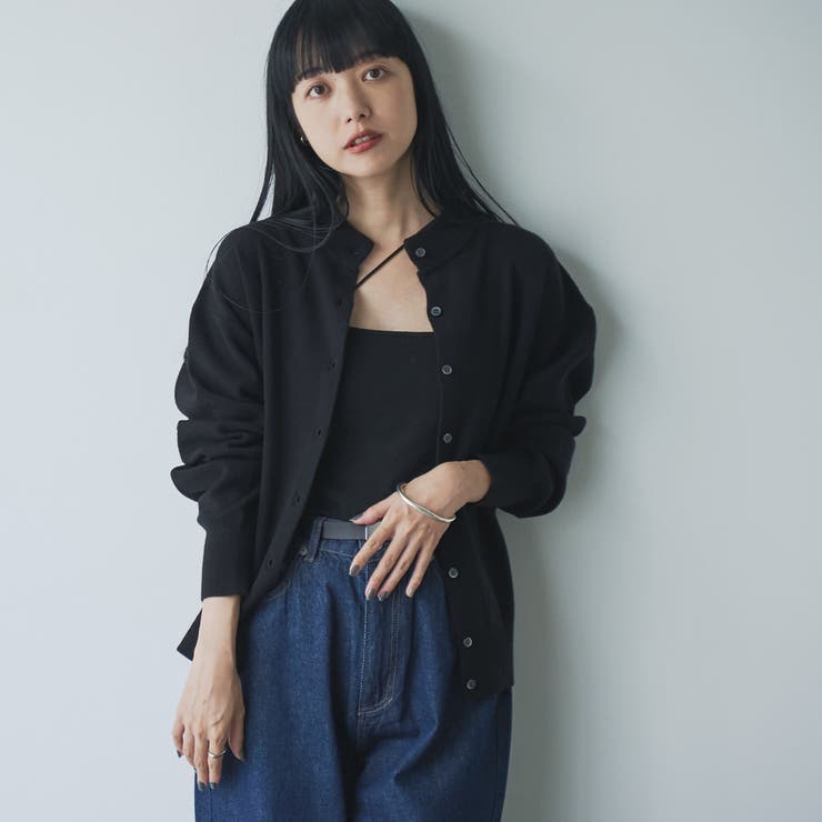 モチモチモックネックニットカーディガン[品番：COEW0006397]｜coen