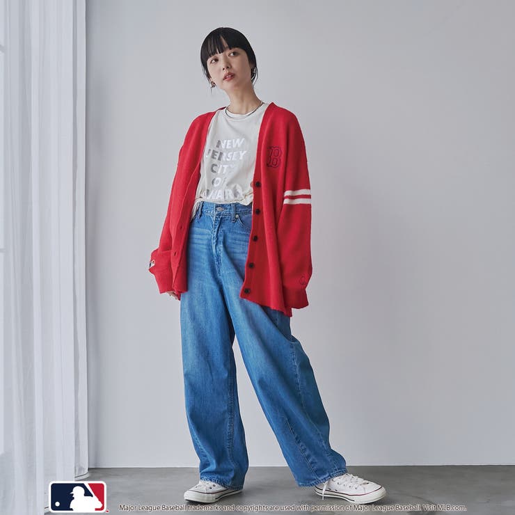 MLB別注 アソートジャガードロゴニットカーディガン | coen【women】 | 詳細画像5 