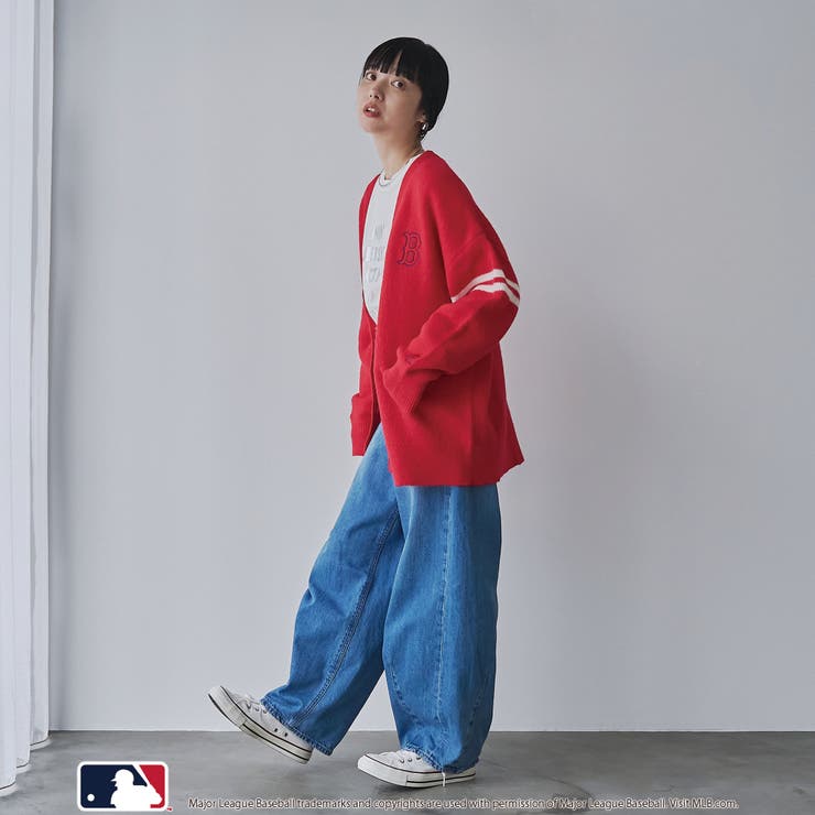 MLB別注 アソートジャガードロゴニットカーディガン | coen【women】 | 詳細画像6 