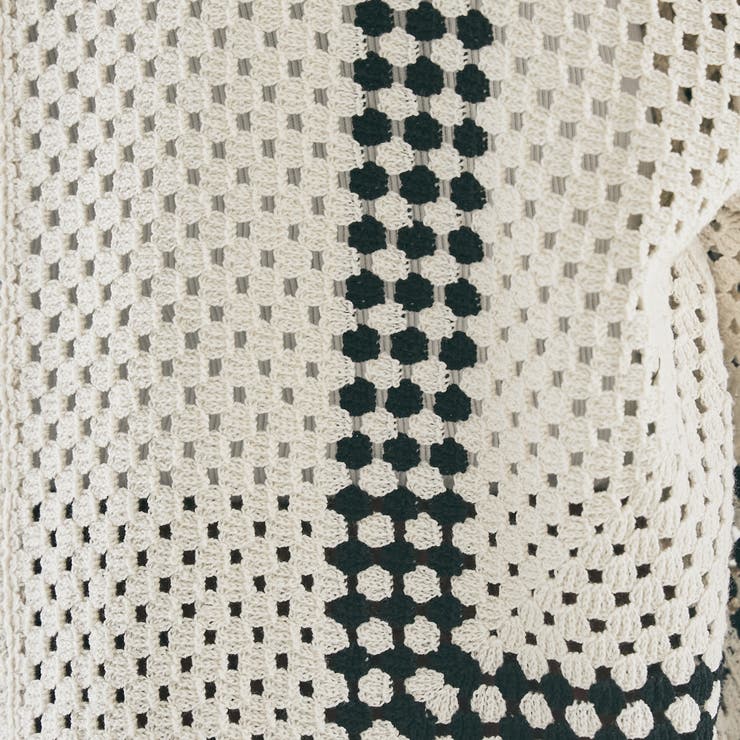 クロシェ編みポロカーディガン | coen【women】 | 詳細画像15 