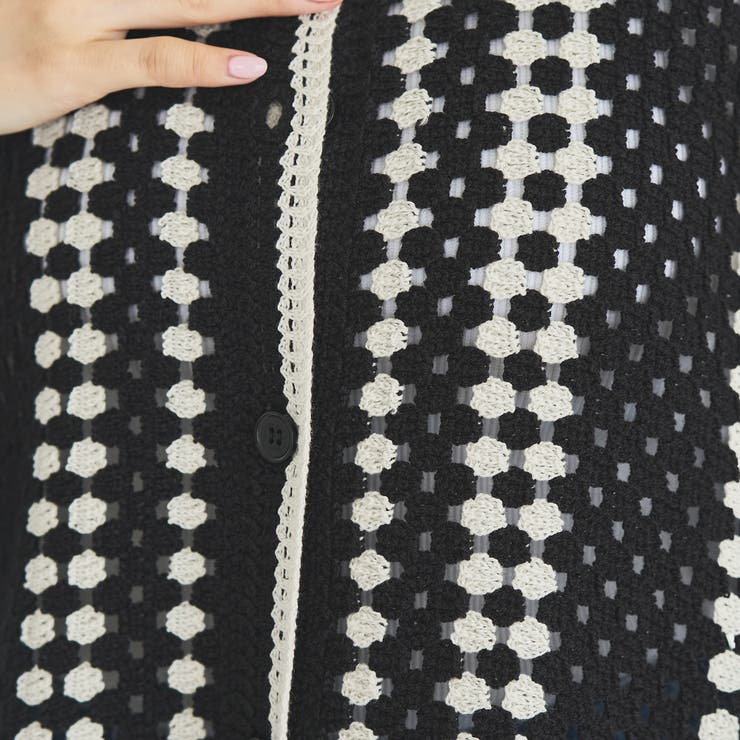 クロシェ編みポロカーディガン | coen【women】 | 詳細画像25 