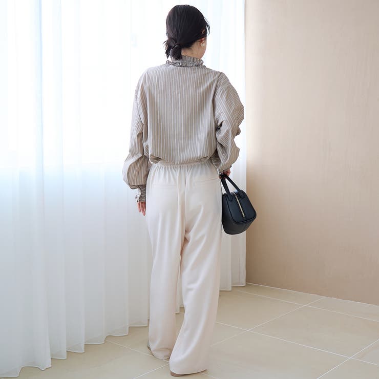 とろさらイージーワイドパンツ【インフルエンサー紹介アイテム】（WEB限定サイズあ… | coen【women】 | 詳細画像11 
