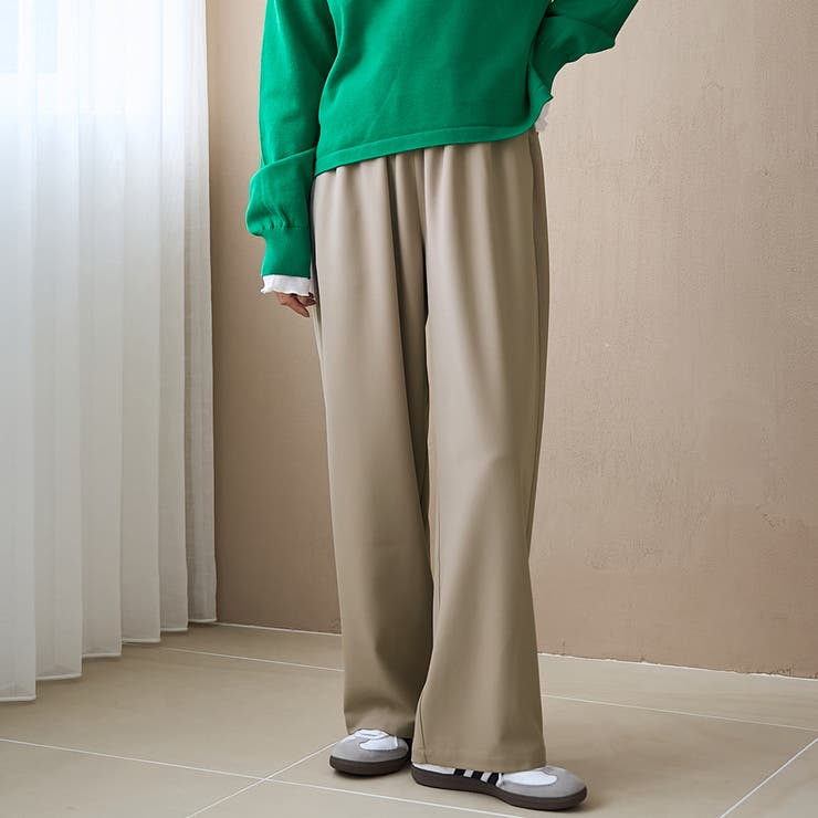 BEIGE | とろさらイージーワイドパンツ【インフルエンサー紹介アイテム】（WEB限定サイズあ… | coen【women】