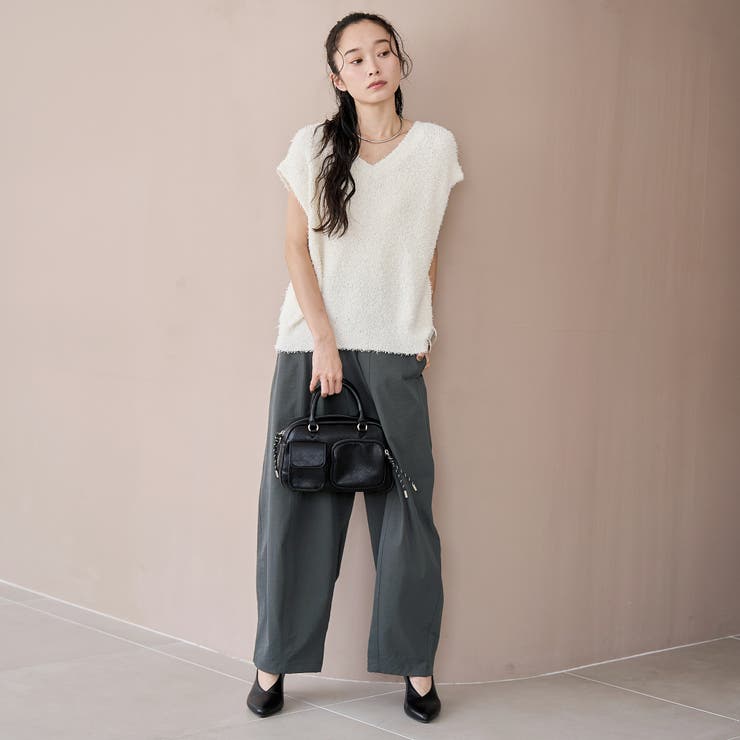 ポリツイルコクーンパンツ | coen【women】 | 詳細画像12 