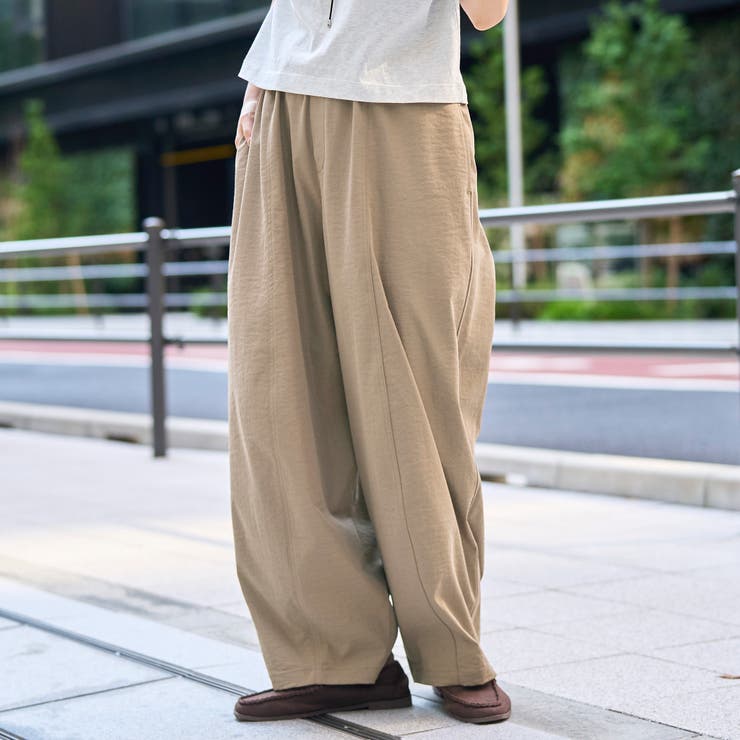 ポリツイルコクーンパンツ | coen【women】 | 詳細画像21 