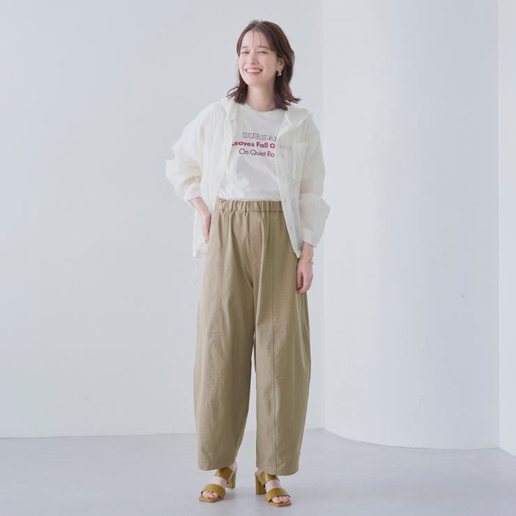 ポリツイルコクーンパンツ | coen【women】 | 詳細画像25 