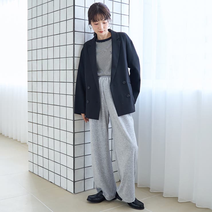 フェレットライクベロアイージーワイドパンツ | coen【women】 | 詳細画像10 