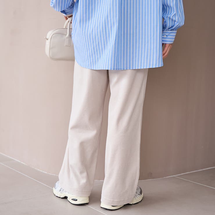 フェレットライクベロアイージーワイドパンツ | coen【women】 | 詳細画像20 