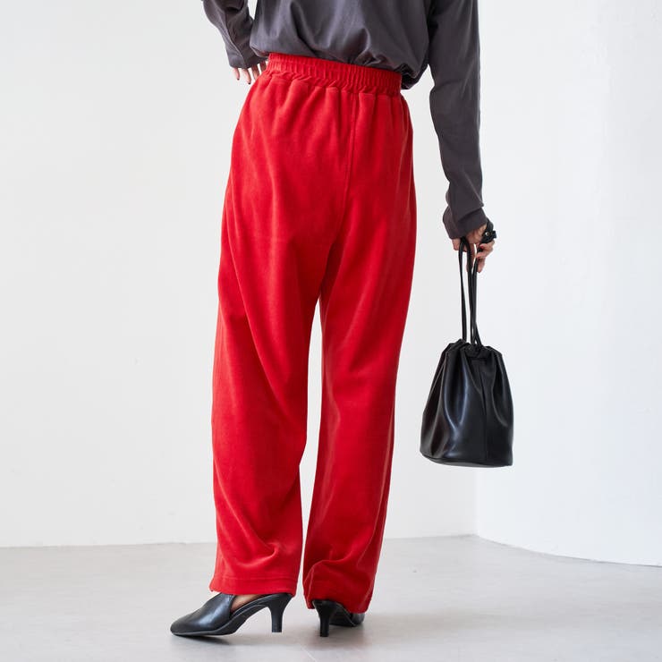 フェレットライクベロアイージーワイドパンツ | coen【women】 | 詳細画像31 