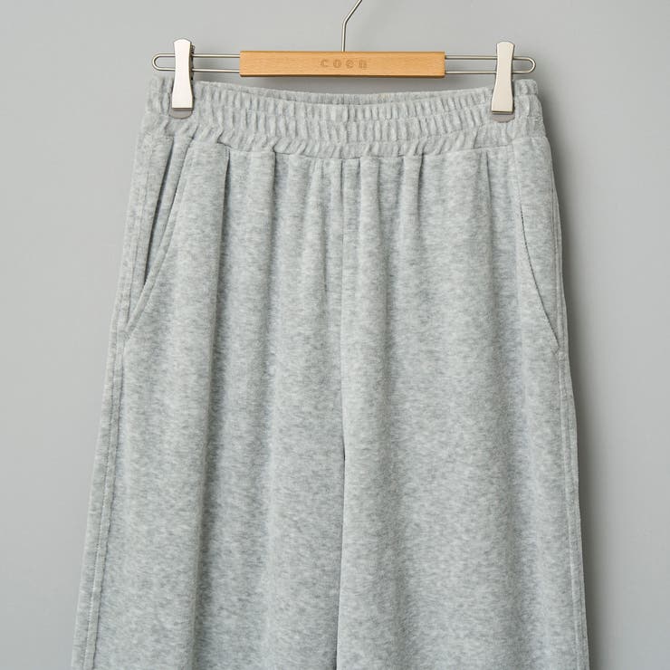 フェレットライクベロアイージーワイドパンツ | coen【women】 | 詳細画像41 