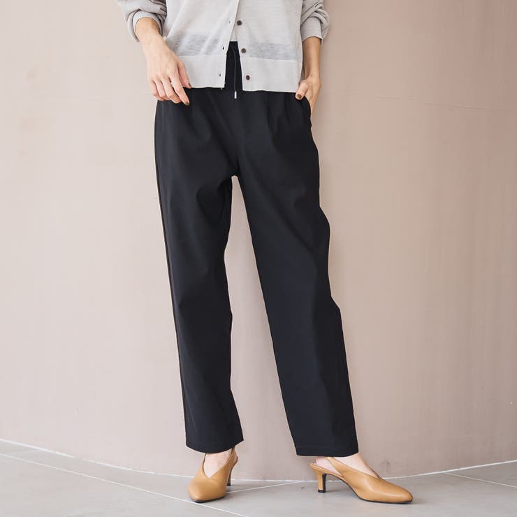 【定番】イージービューティーテーパードパンツ（WEB限定サイズ） | coen【women】 | 詳細画像1 