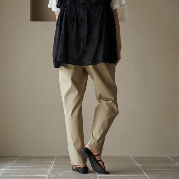 【定番】イージービューティーテーパードパンツ（WEB限定サイズ） | coen【women】 | 詳細画像17 